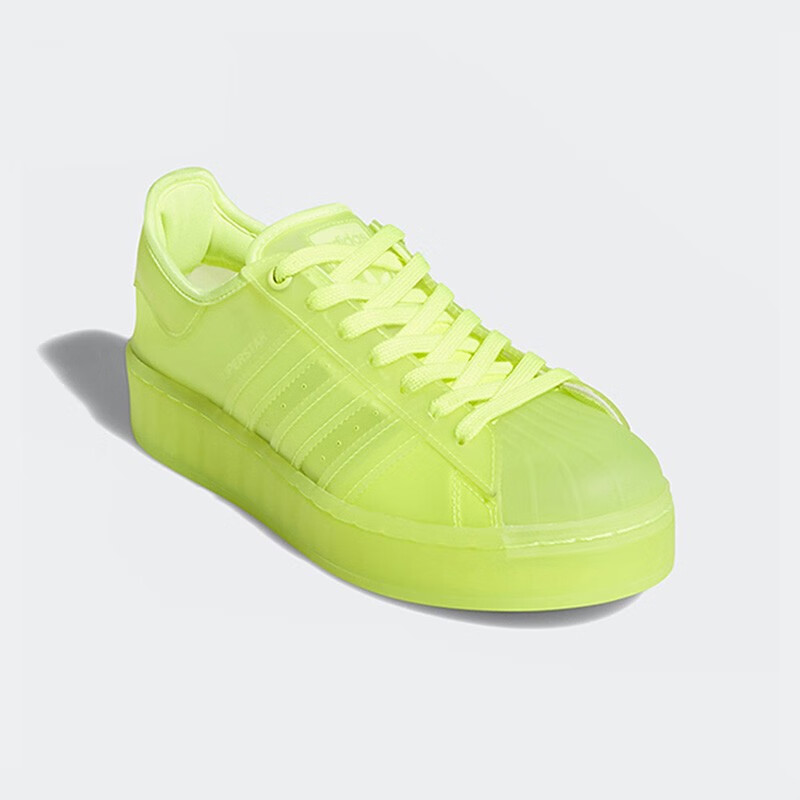 adidas阿迪达斯女鞋 三叶草 新款superstar jelly w果冻透明板鞋经典