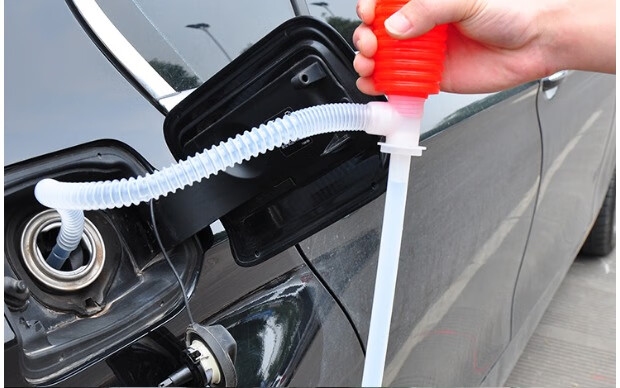 汽车汽油 油器按压吸油管酒器抽油泵鱼缸抽水换水器手动吸水器 1个装