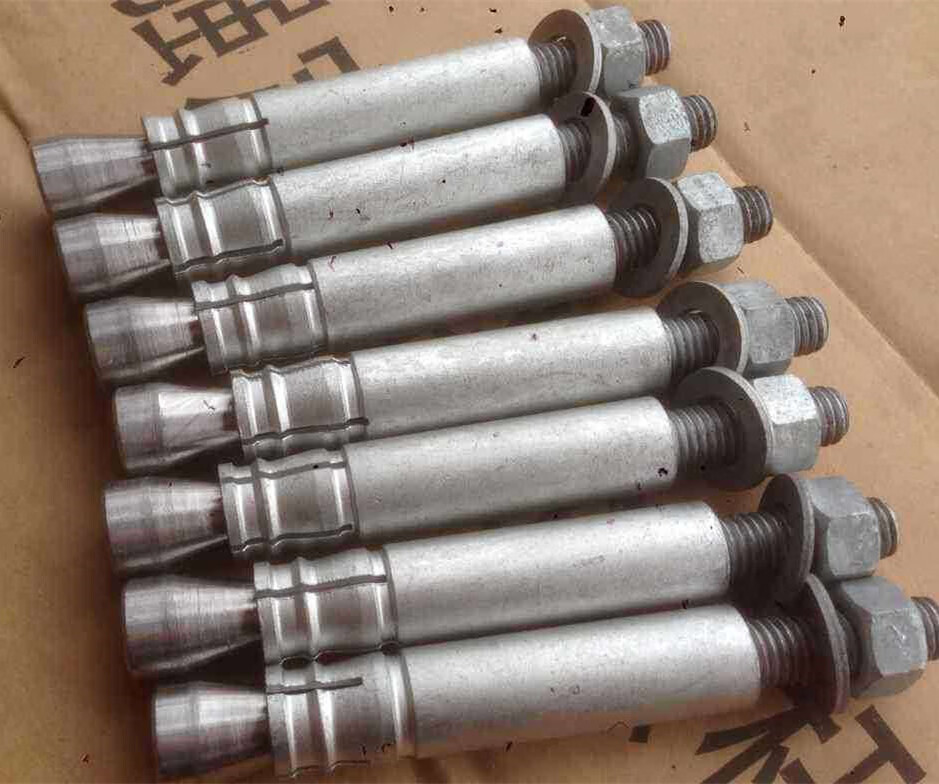 后扩底切式机械锚栓后扩孔螺栓自切式扩切一体单双管国标膨胀螺栓 16*