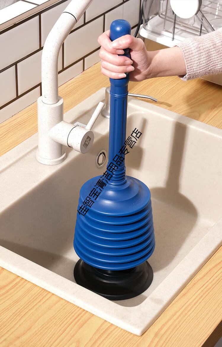 马桶疏通器吸抽皮搋子通厕所下水道堵塞管道工具一炮通厕所泵通便器皮