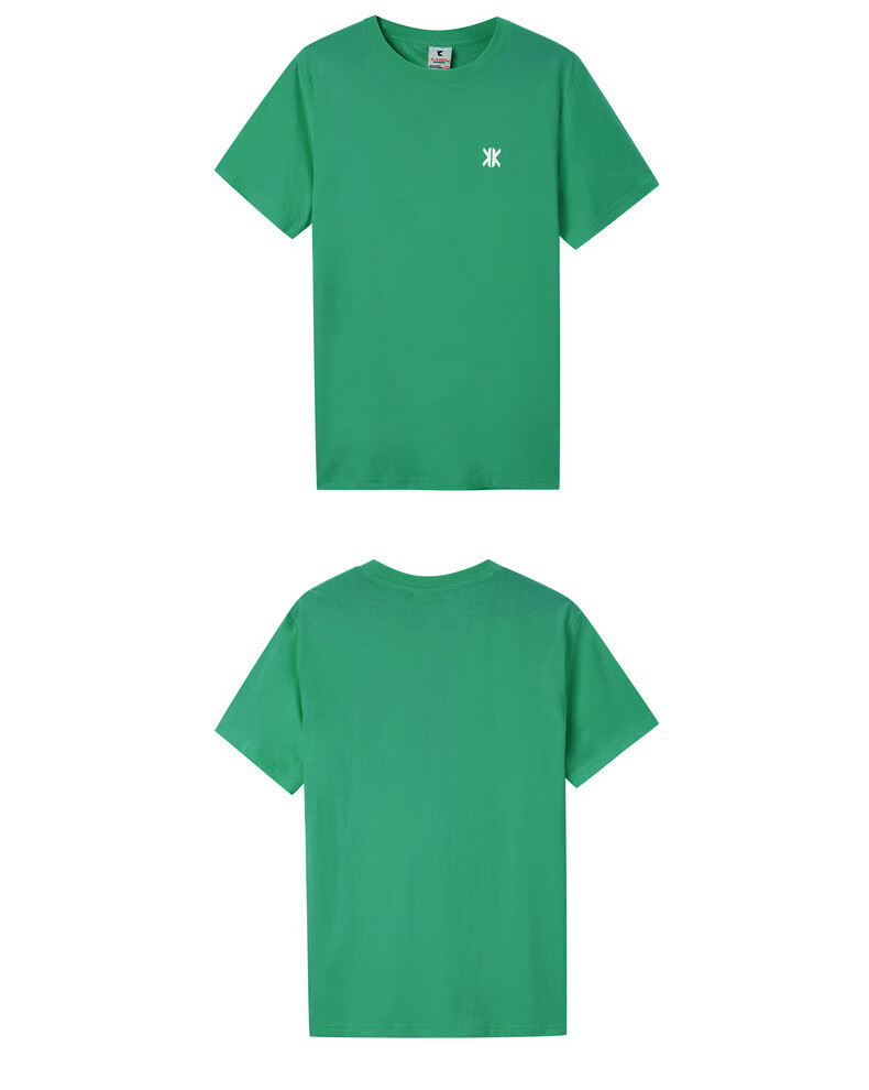 kama卡玛2020短袖夏季t恤圆领纯色打底衫情侣半袖体恤2220550 粉红