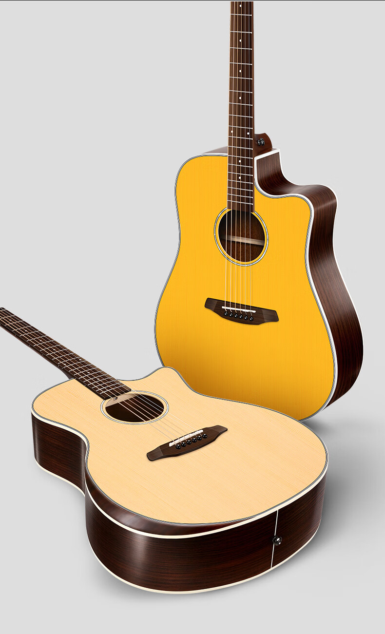 唐农donner单板民谣吉他初学者面单木吉他新手入门男女吉它乐器原木色