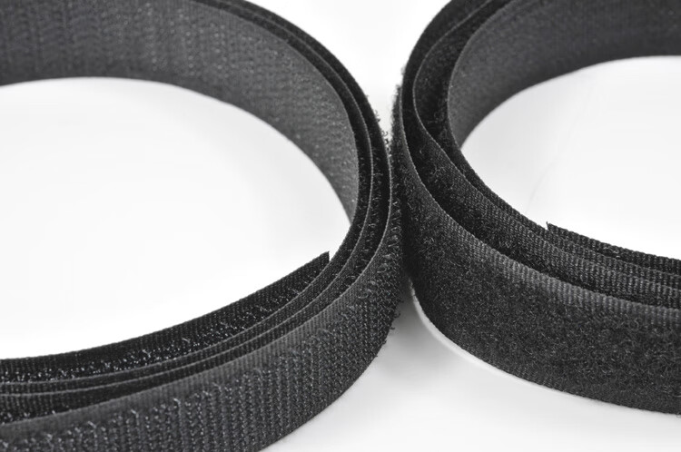 魔术贴 粘扣带宝衣服凉童鞋贴尼龙搭扣无背胶刺毛自粘雌雄贴 咖啡色