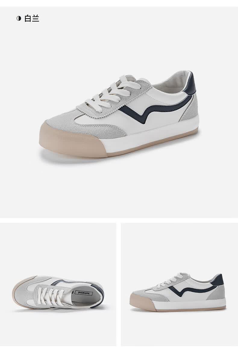 热风小白鞋女2022年春季新款女士时尚休闲板鞋女04白色39正码