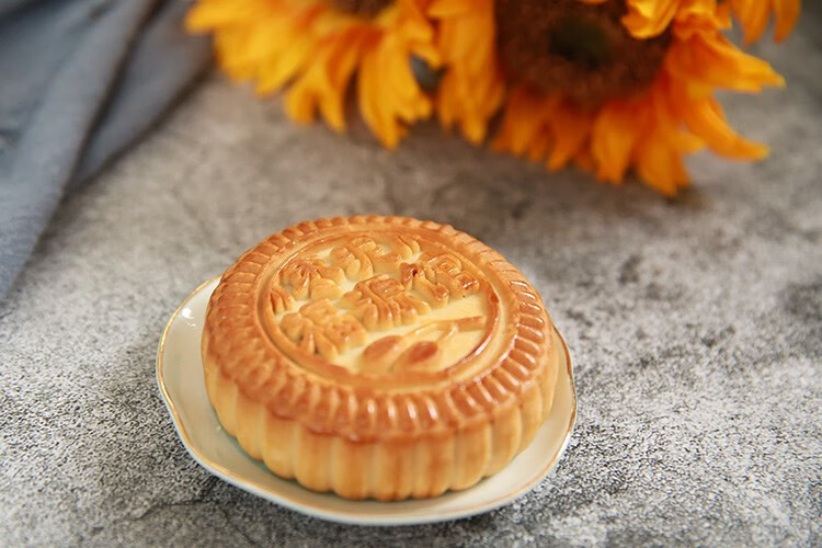 东北特产小吃吉林市福源馆五仁月饼 传统老式中秋节食品 五仁【图片