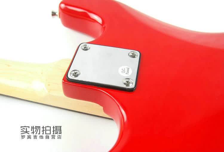 雅马哈电吉他beyond乐队同款黄家驹签名款电吉他摇滚主音摇把纯红色