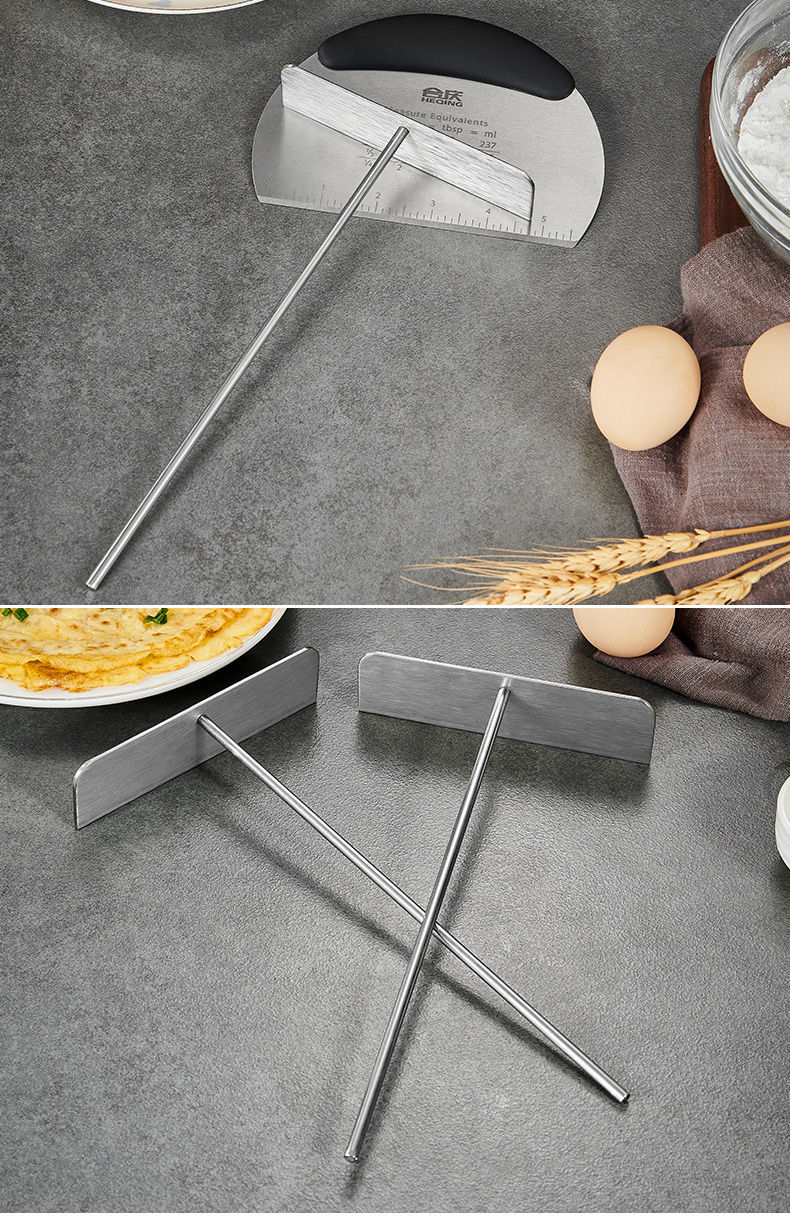 摊煎饼果子工具不锈钢刮子蜻蜓刮板耙做鸡蛋饼的烙饼家用煎饼神器