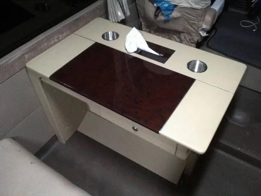 适用于 改装丰田柯斯达考斯特车载办公桌 改装桌子 办公桌 商务桌