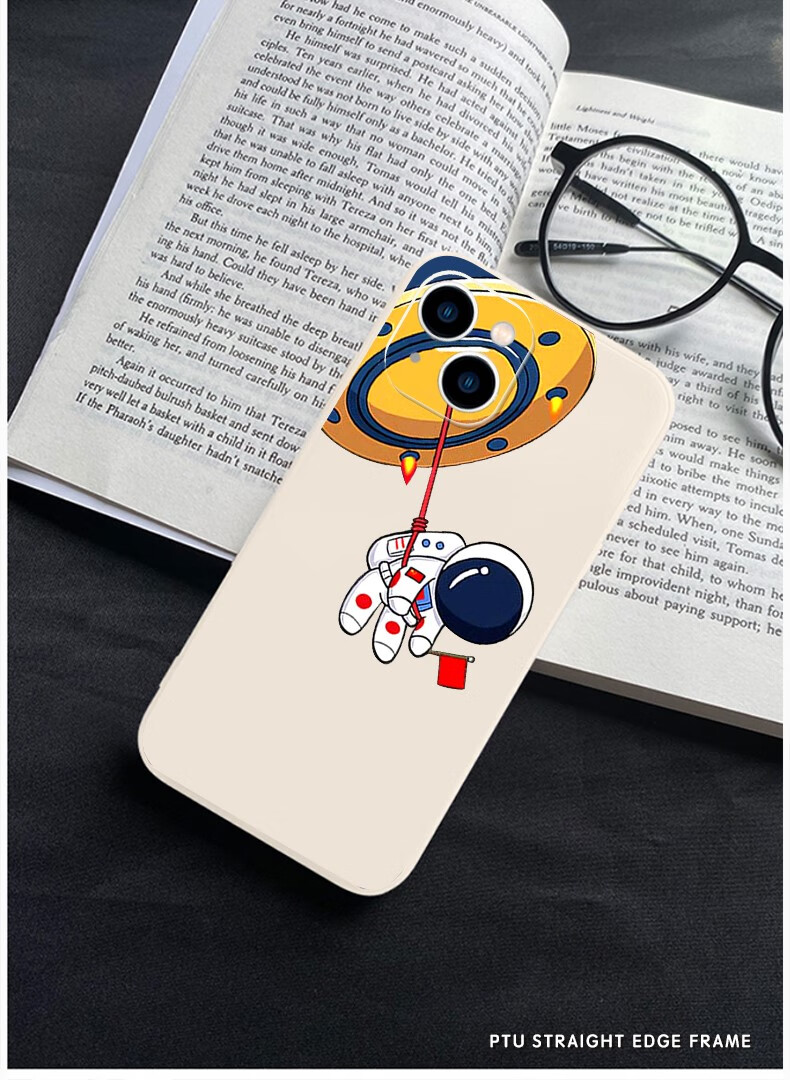 刘耀文同款手机壳13mate40太空人iphone12promax宇航员oppo小米1 直边