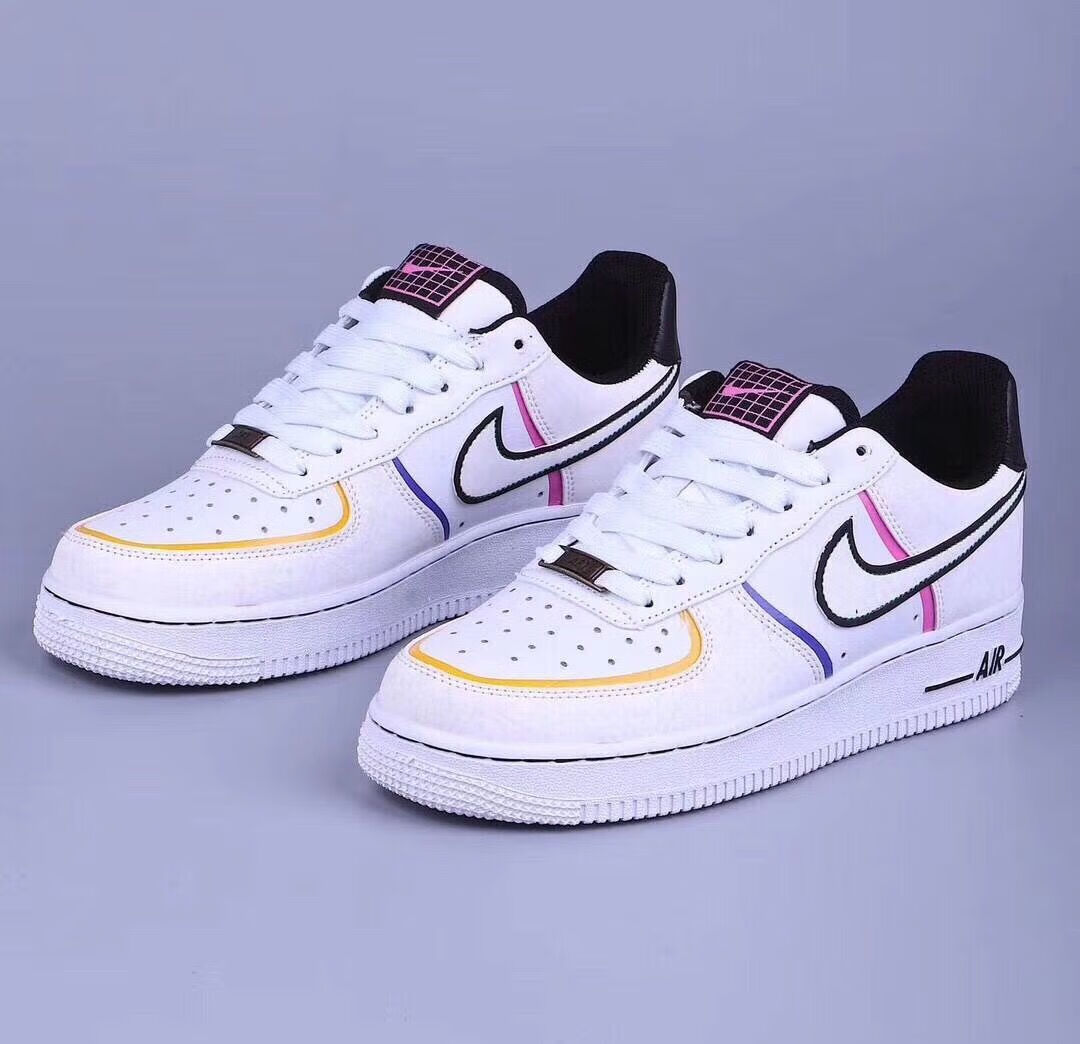 空军一号force1板鞋亡灵节3m反光ct113810白色40