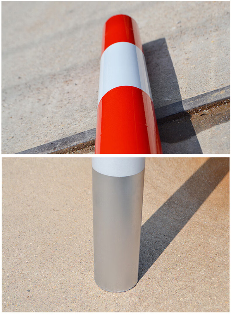 预埋高光警示立柱钢管反光防撞柱道路隔离挡车柱镀锌防锈定制 定制拍