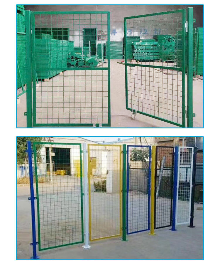 仓库隔离网车间隔离网门铁丝网门围栏网门栅栏门护栏网门钢丝网门 双