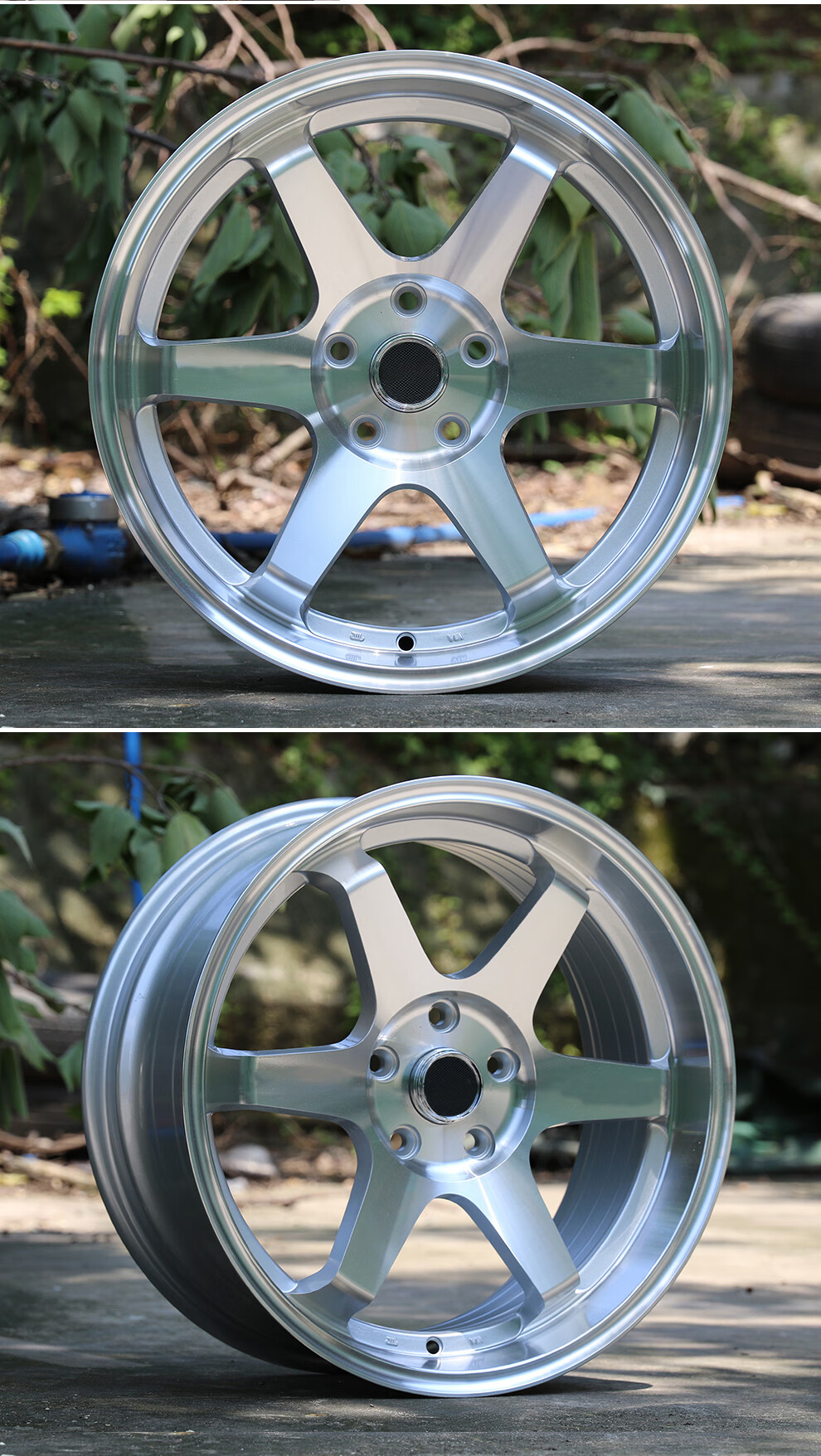 te37改装轮毂15寸16寸17寸18寸适用于飞度来福酱翼神威朗动福克斯轩逸