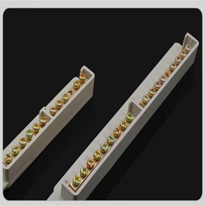 零地排接线端子零地线端子配电箱电线连接器排零线火线纯铜端子排 15