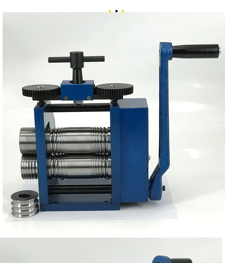 欧式压片机小型手动压条机金银首饰手摇打金压线机银饰加工工具欧式