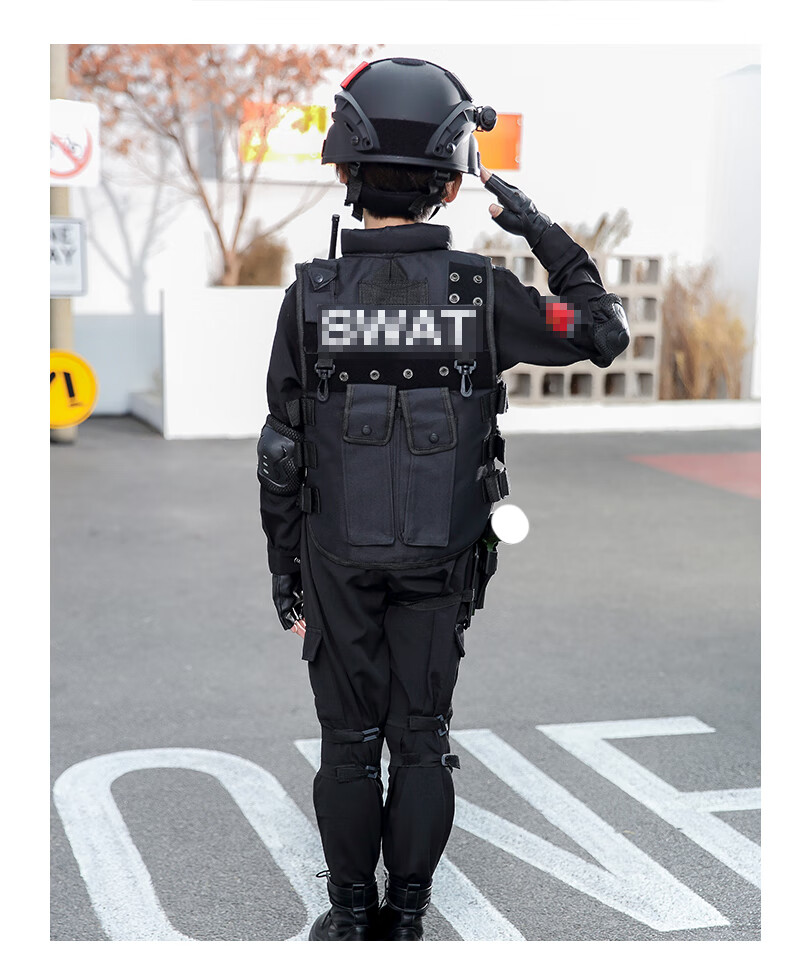 儿童军人套装特种兵特警衣服警装备全套服装小孩军装男童警男女特种兵