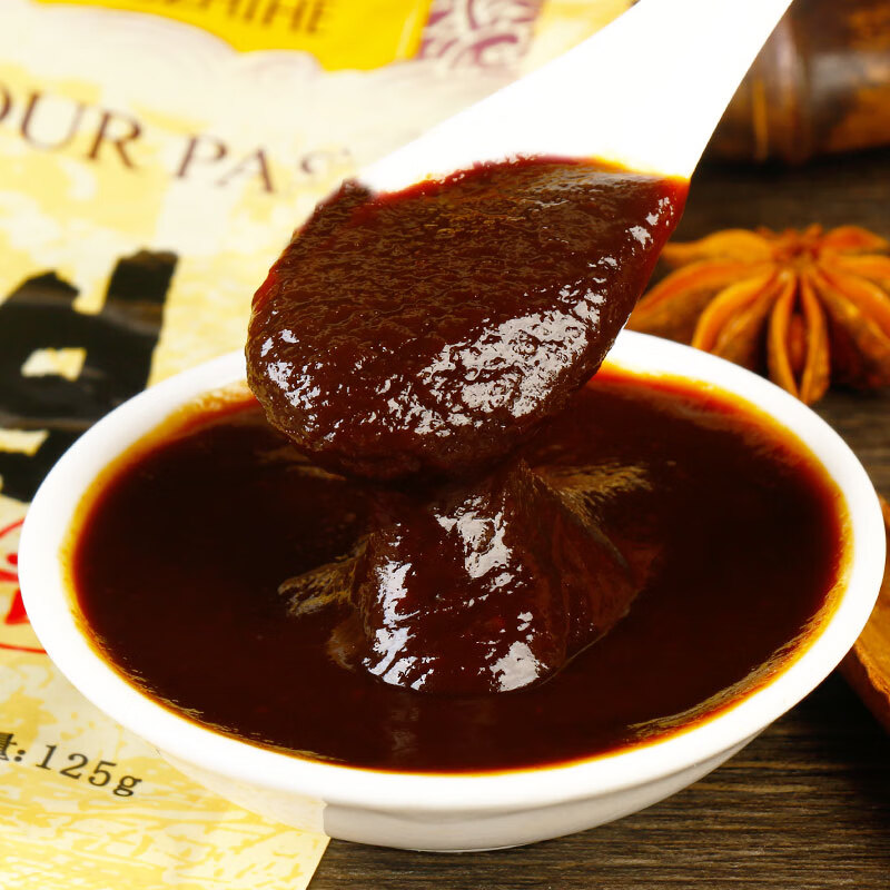 甜面酱小包装袋家用甜酱老北京烤鸭炸酱面专用酱料 甜面酱125g*3袋