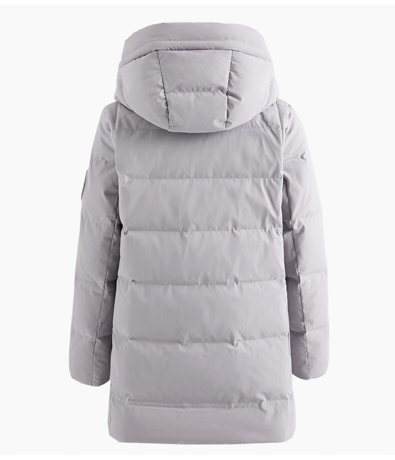 雪伦鹅绒羽绒服女中长款秋冬外套防风立领连帽商场同款sharon20502浅