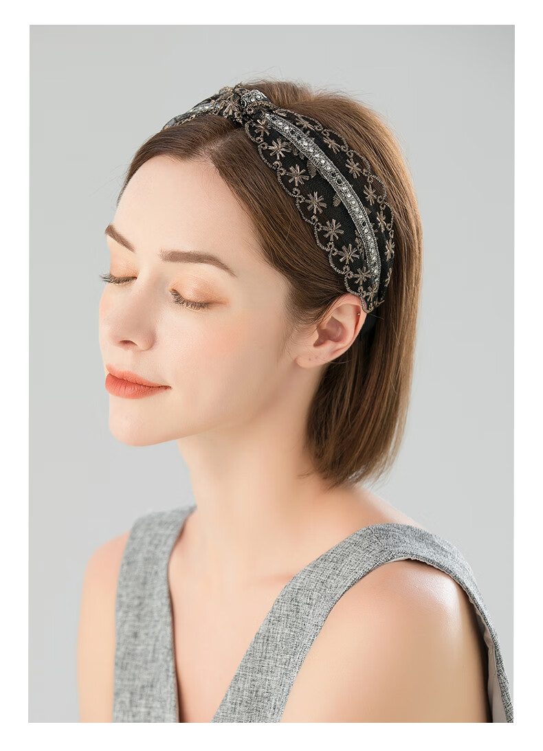 张太太发箍洗脸发带ins韩国少女压发防滑头箍仙女森系仙简约气质头饰