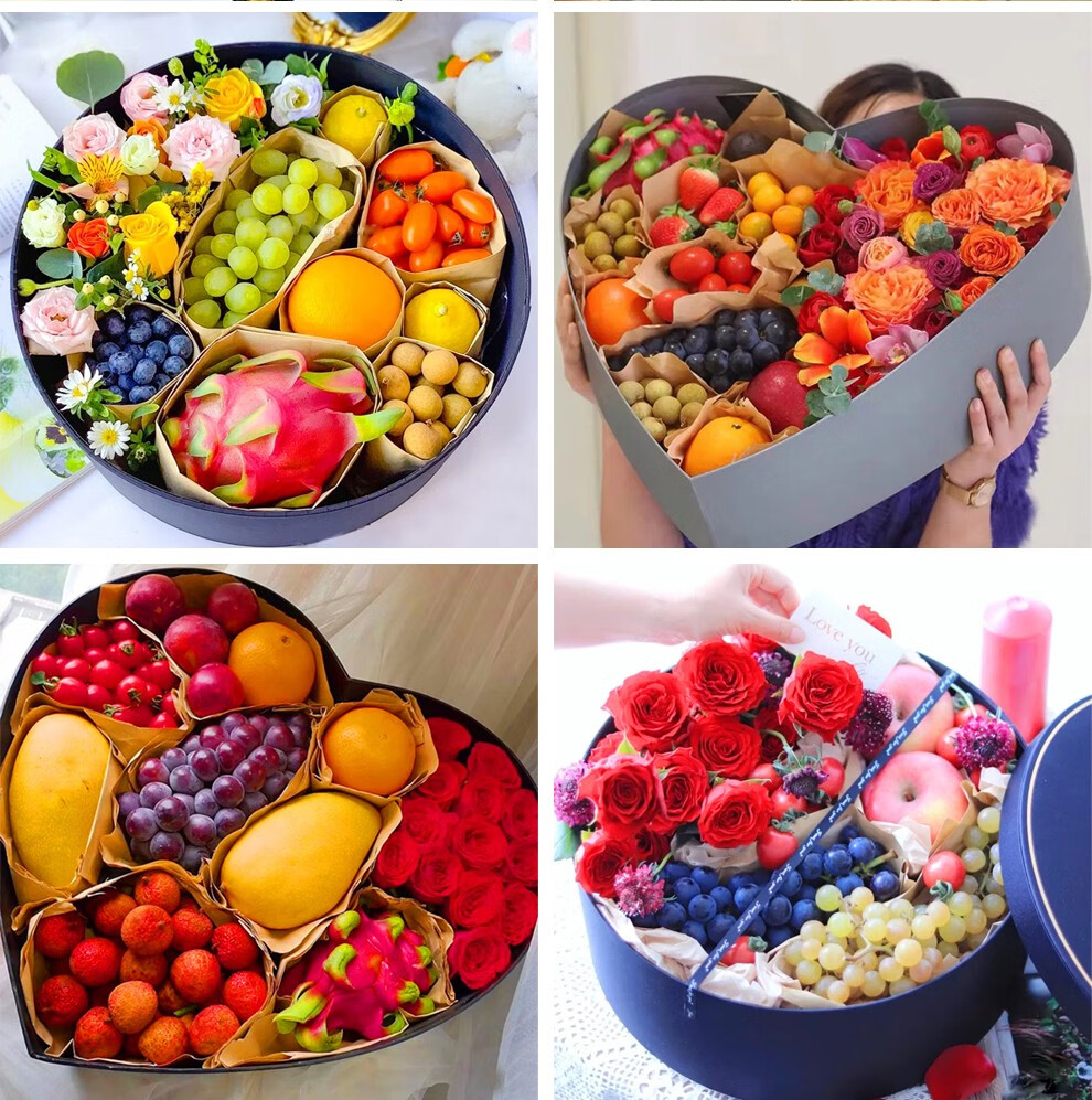 新鲜水果礼盒水果篮送礼生日商务探望病人慰问新年礼物同城速递北京