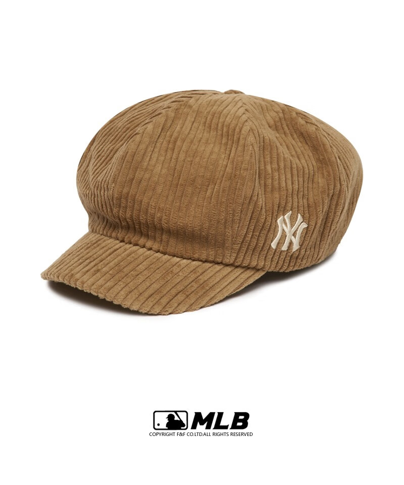 【mlb】2021秋冬新款 灯芯绒时尚帽 灯笼帽 男女同款 韩国直邮 3acbn