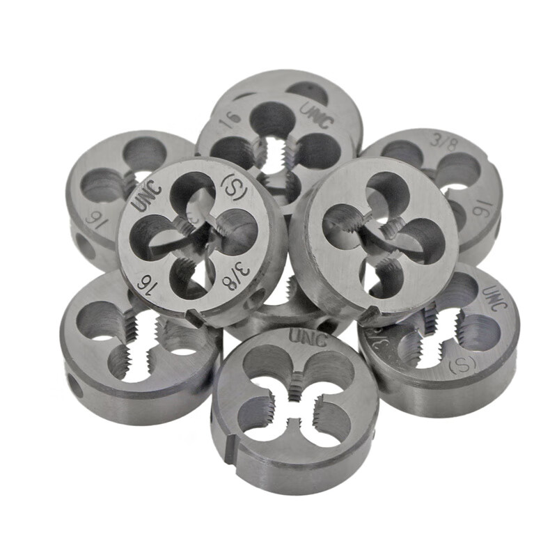 英制扳牙美标圆板牙5# 1/4 5/16 3/8 7/16 1/2 5/8 3/4 1寸-8 unc 7/8