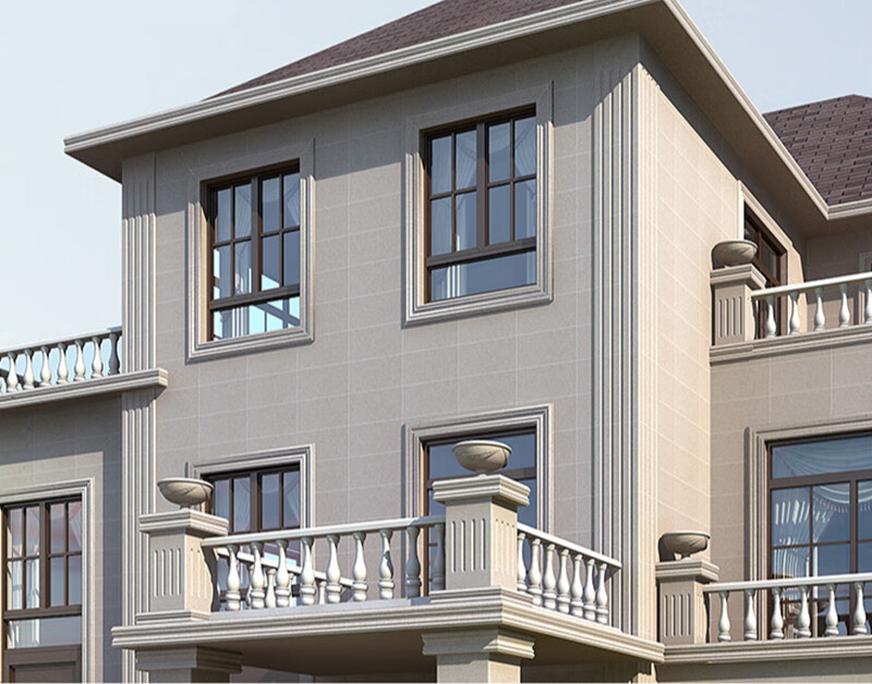 坚悦欧式别墅外墙砖300x600仿大理石瓷砖农村户外砖文化石麻石面瓷砖