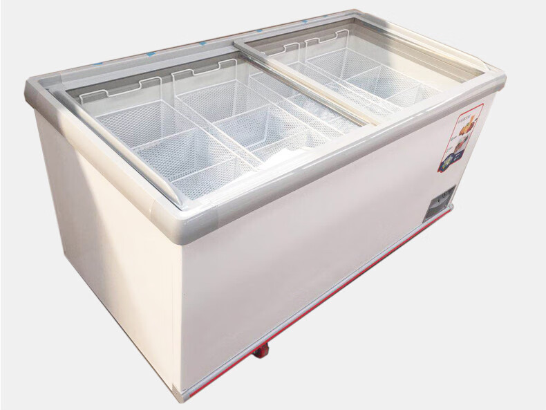 冰柜商用深底岛柜冷柜冷藏冷冻保鲜展示玻璃门水柜骆驼铜管14米内配平