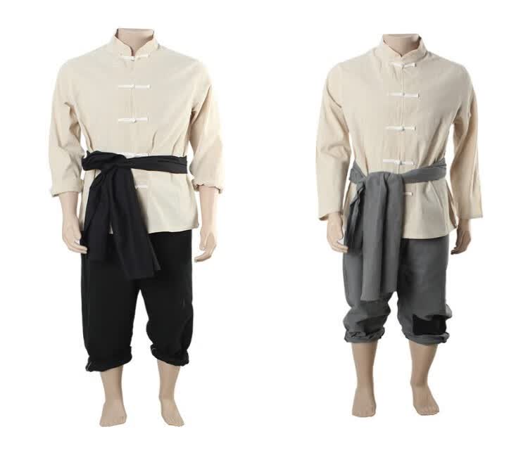 店小二服装古代的衣服男生演出服民国服装农民演出服百姓衣服店小二