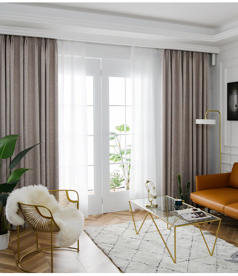 【好货优选】2020年新款流行窗帘客厅大气现代简约卧室布遮光北欧