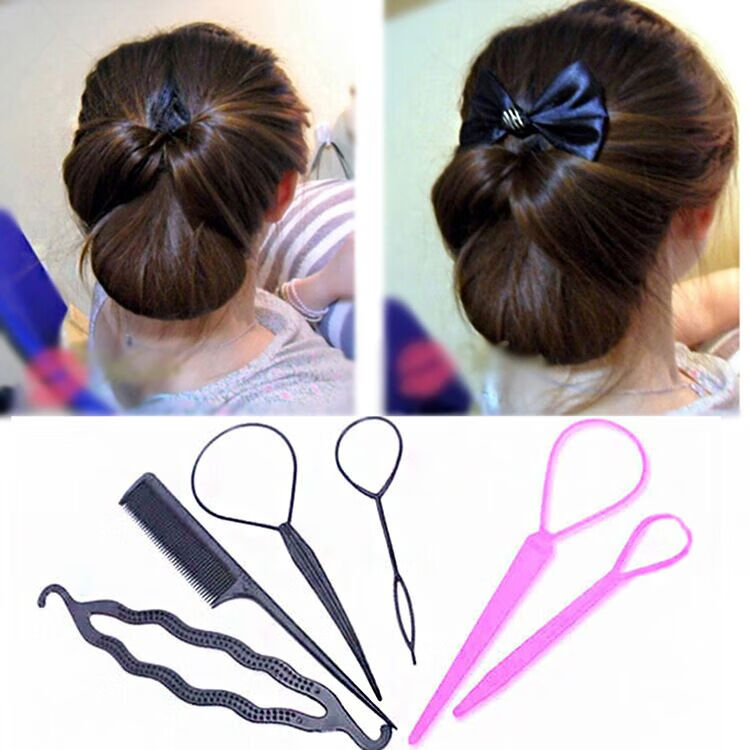 俪泽优拉发针套装儿童穿发针头发穿拉针分发器掏发器女扎头发神器盘发