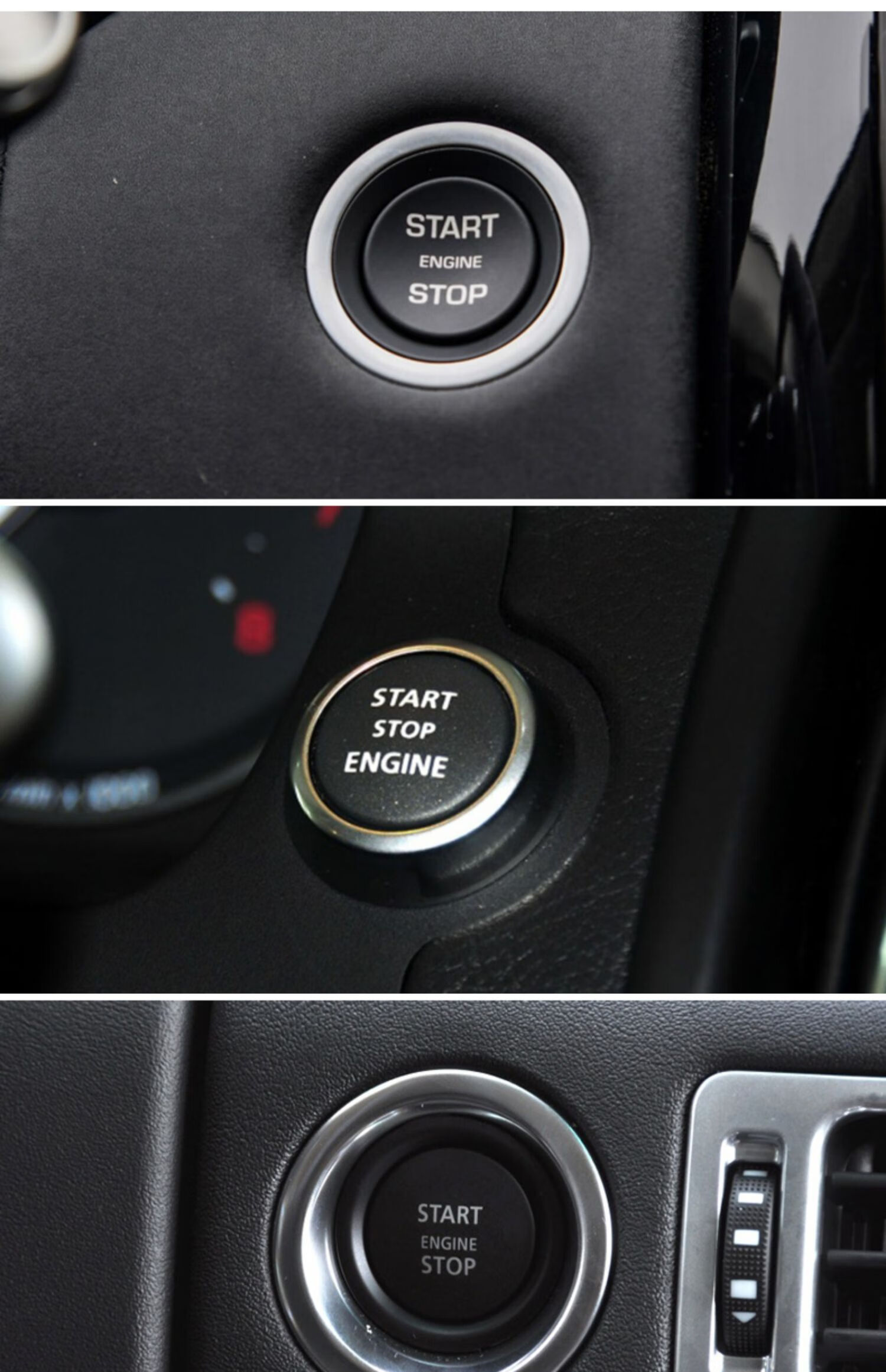 年款揽胜运动揽运发现4四一键启动点火开关按钮按键神行者2新款绿色