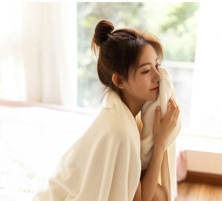 精选加大浴巾可穿可裹成人洗澡专用毛巾男女款学生宿舍速干吸水不掉毛