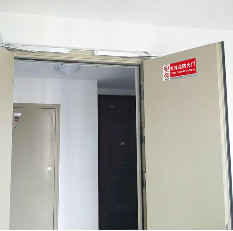 常开式防火门标识牌请保持开启状态稳压泵安全消防门专用严禁堵塞锁闭
