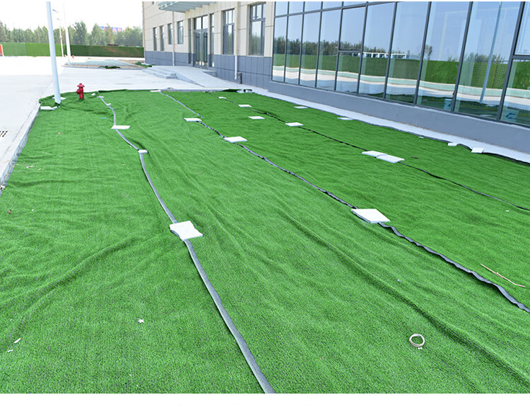 工地围挡仿真草坪地毯户外工程人造塑料假草皮网人工绿植墙面装饰15