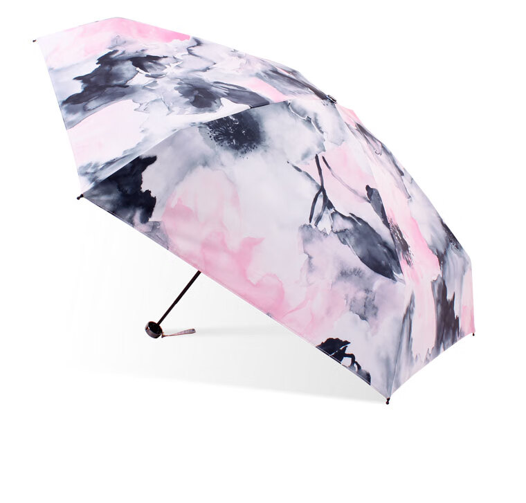 掌心伞太阳伞 宏达太阳伞迷你伞超轻便携小巧五折晴雨两用口袋伞女无