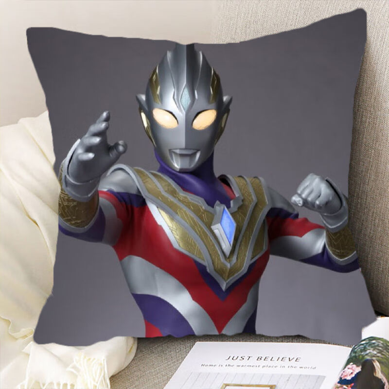 闪耀特利迦奥特曼抱枕盖亚麦克斯迪迦高斯梦比优斯奥特曼周边同款枕头