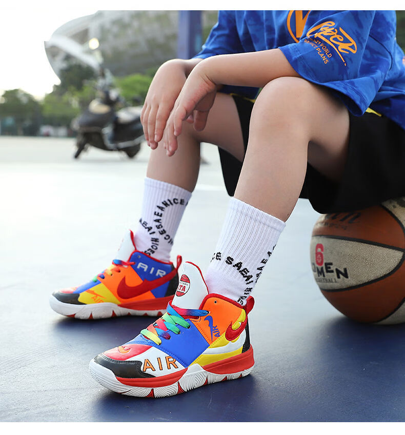 沙筱奕篮板王童鞋儿童篮球鞋男童运动鞋2021春秋新款小学生中大童防滑