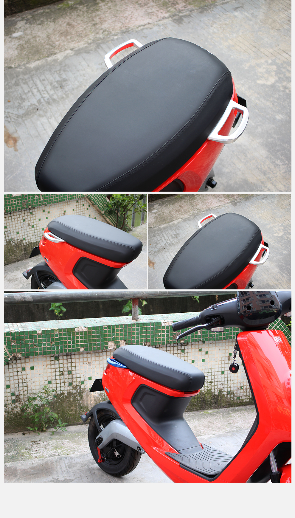 适用于小牛电动车改装配件m1后扶手m1改装扶手拉手提手尾翼尾架单个