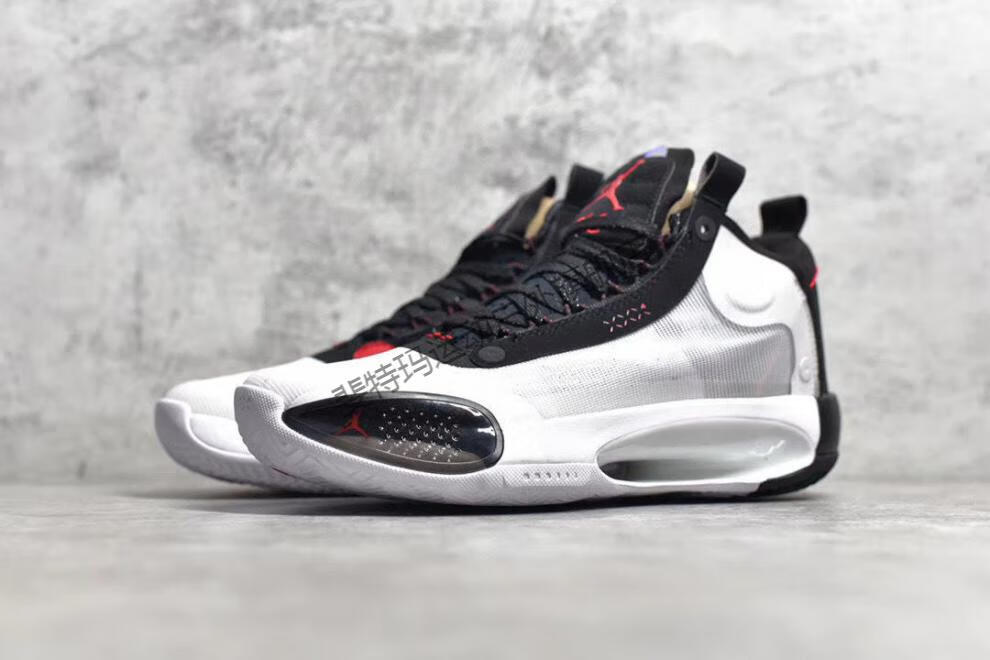 【斐特玛联名】高品质纯原aj34郭艾伦全篮球鞋白雷射冰蓝巴黎中国年