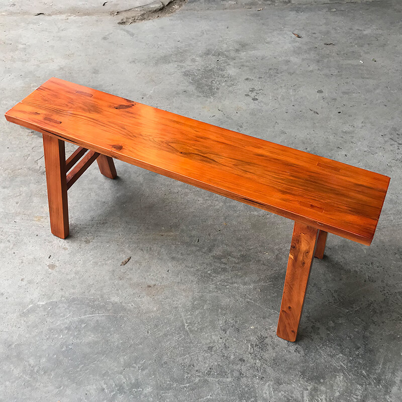 实木长条凳商用餐饮长条椅碳化火锅店长板凳木质饭店八仙桌长凳子暗