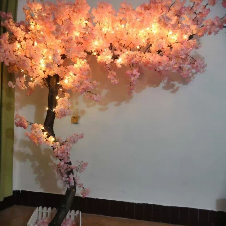 纤雅洁仿真樱花树室内落地仿真花摆件大型仿真桃花树客厅家居假花装饰