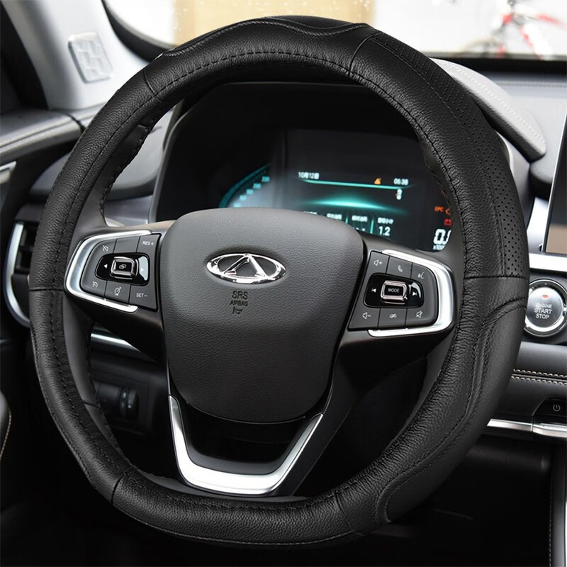奇瑞瑞虎8方向盘套真皮大蚂蚁瑞虎75x瑞虎3x艾瑞泽5gx3xe汽车四季专用