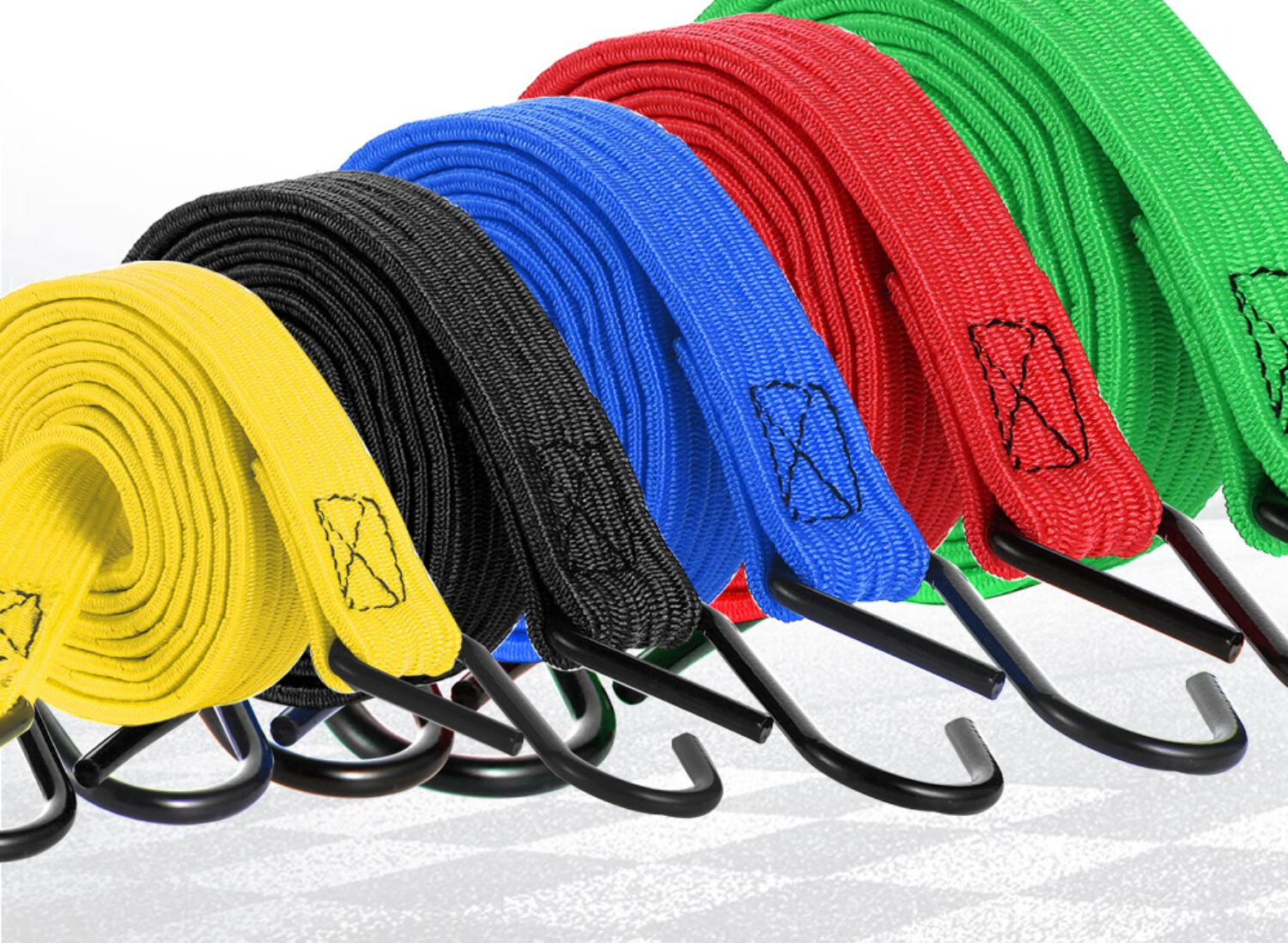 自行车捆绑带捆扎绳子摩托车行李货架捆扎带电动车弹力绳松紧绳1米