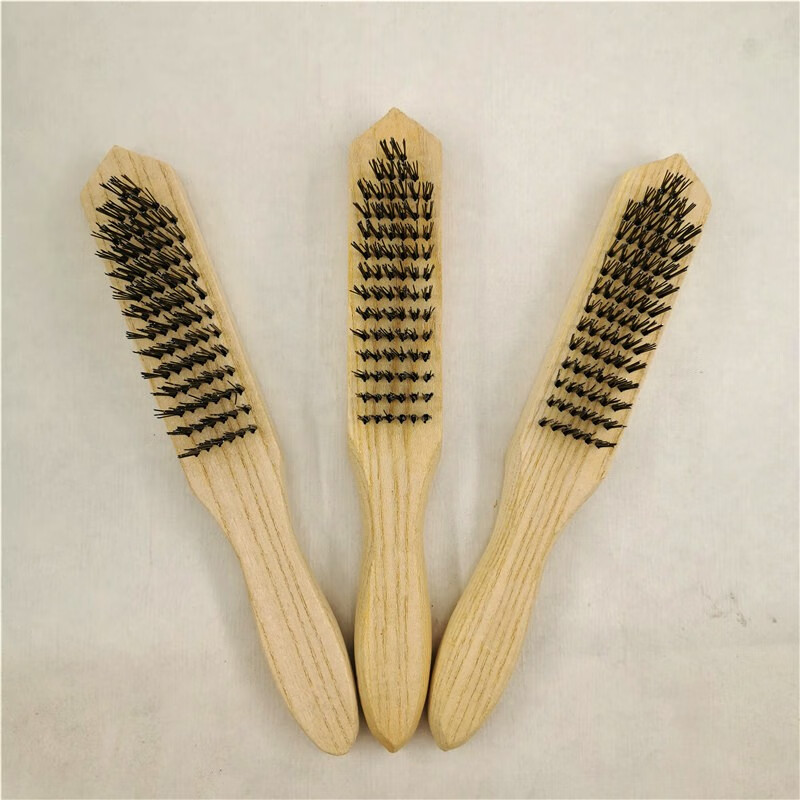 钢丝刷鱼鳞刨金属除锈清理刷鱼鳞刷刨鱼鳞专用刷粗丝钢丝刷子钉子鱼刷