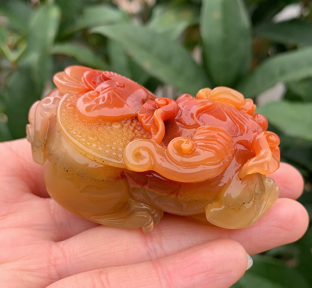 kk宝钰黄龙玉三色金沙阴阳脚霸王貔貅手把玩挂件证书推荐