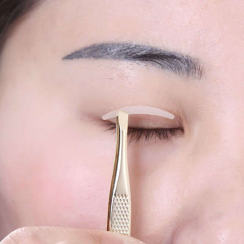 套装眉夹眉毛夹子眉毛钳修眉钳拔毛钳胡子夹胡须小镊子拔毛平斜口 1把