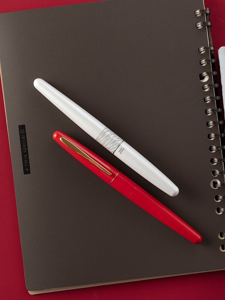 百乐北美版88g白虎红锦鲤百乐mr2动物金属钢笔礼盒 红色锦鲤 带上墨器