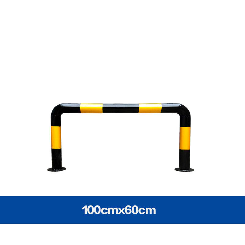 u型护栏 防撞栏 钢管挡车杆 加厚防撞护栏 加油站防撞栏 交通设施 u76