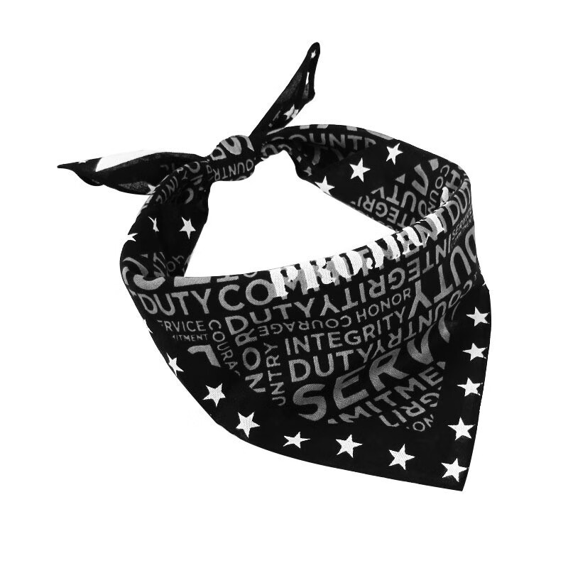 骑行围脖三角巾哈雷印第安机车骑行围脖骷髅个性头巾防尘方巾三角巾